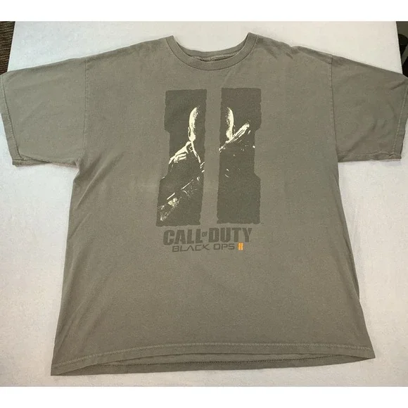Call Of Duty Black Ops 2 T-Shirt Grey Size XL 2012 PROMO TEE - Picture 1 of 6